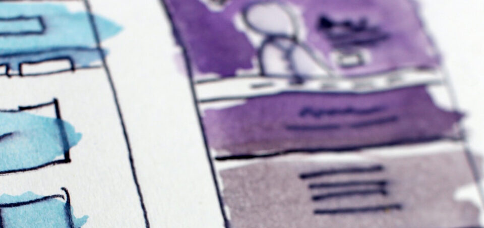 A website mockup to help optimize landing pages